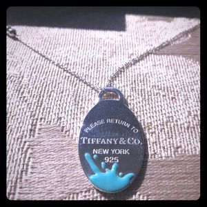 AUTHENTIC Tiffany & Co. Color Splash Oval Pendant